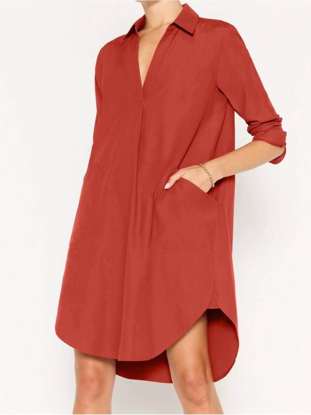 Brochu Walker Ives Popover Shirt Dress in Tuscany